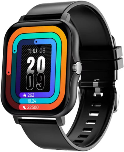 Smart Fitness Tracker Watch for Android/Ios - IP68, Heart Rate/Blood Oxygen/Sleep Monitoring, 8 Sports Modes, Breath Training, Weather Updates - 1.69-Inch Display for Men and Women (Rose Gold)